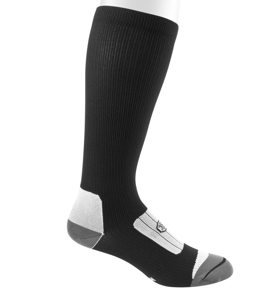 Aerp Tech 12 Inch Compression Socks for Women & Men - Medical Grade Support for Running, Travel & Circulation - Made in USA