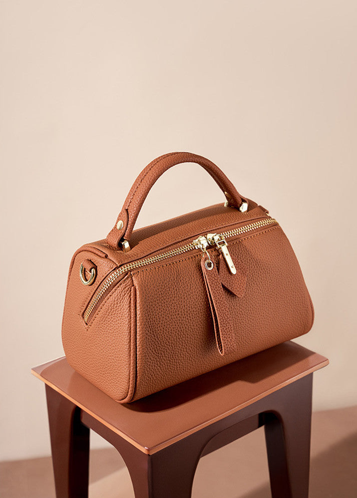Minimalist Small Boston Bag - Stylish & Compact Crossbody Shoulder Bag for Women & Men | Perfect for Travel, Work & Everyday Use