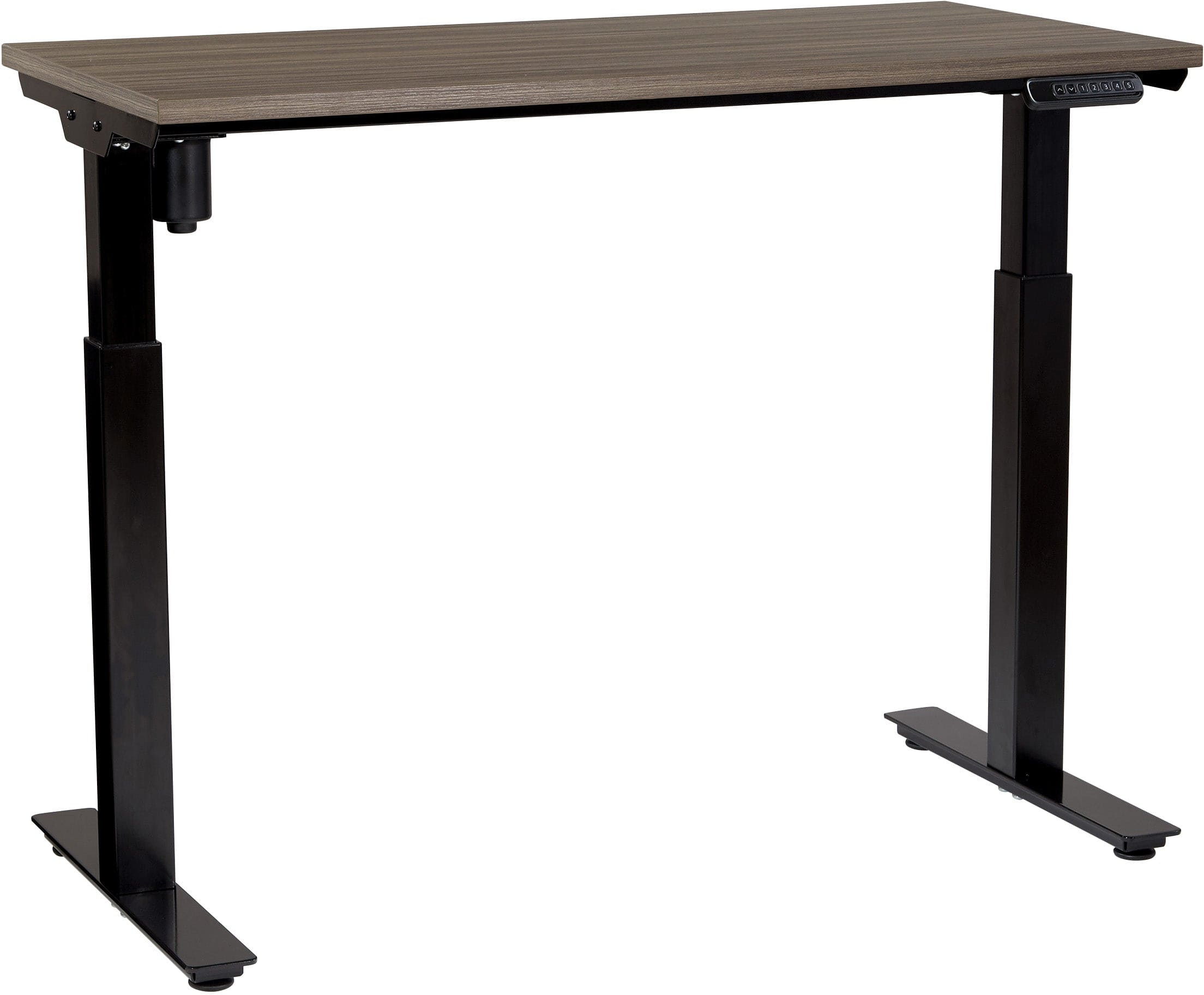 Office Star Prado Height Adjustable Desk [PRD2448HAT] - Ergonomic Standing Desk for Home Office & Workspace