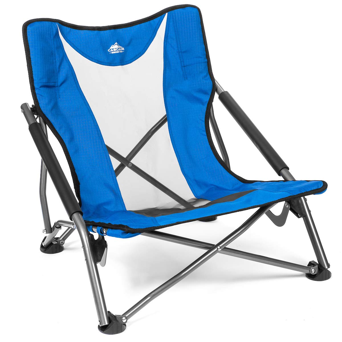 Cascade Mountain Tech Folding Camp Chair - Portable Lightweight Outdoor Chair for Camping, Beach, Picnics, BBQs & Sporting Events with Carry Bag - Perfect for Backyard, Tailgating & Outdoor Adventures