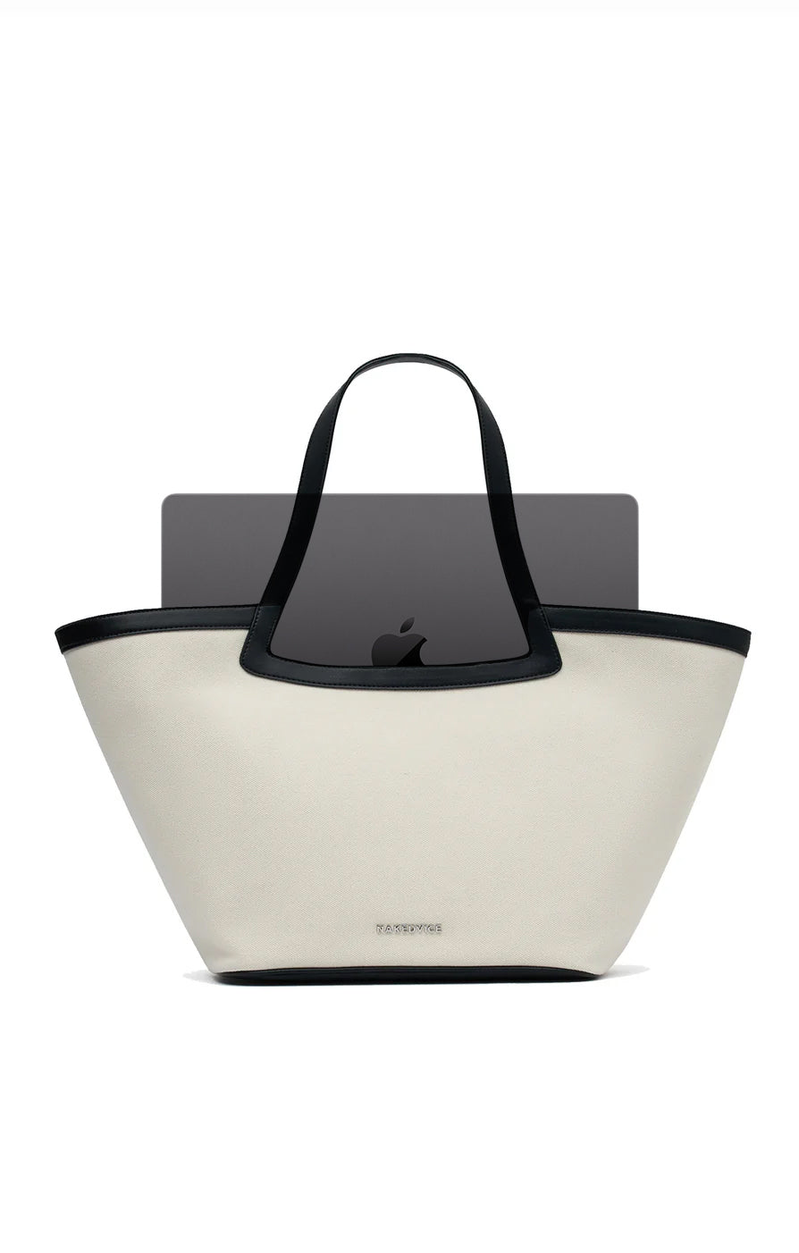 Portia Canvas Tote Bag - Stylish & Durable Reusable Shopping Tote for Women - Perfect for Groceries, Beach, Work & Everyday Use