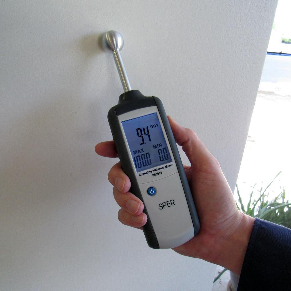 Digital Moisture Meter for Wood, Concrete & Drywall - Accurate Hygrometer for Home, Construction & DIY Projects | Ideal for Flooring, Walls & Building Materials