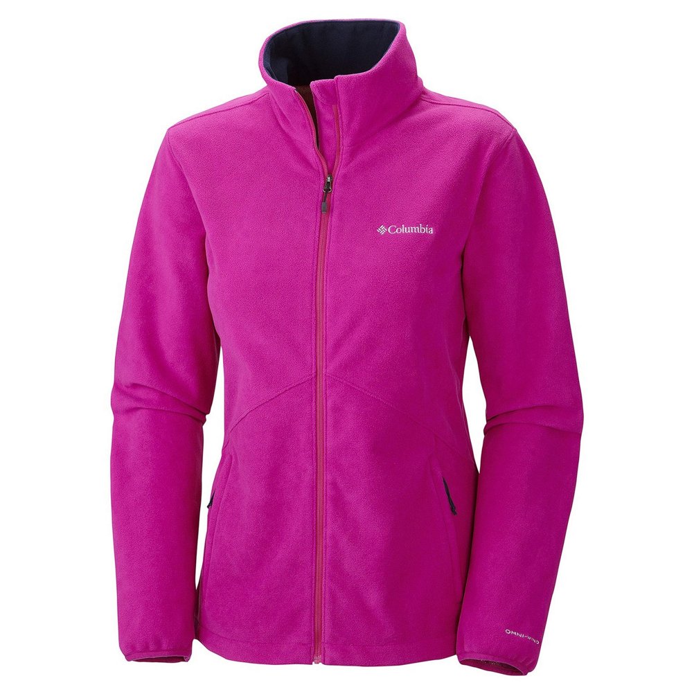 Columbia Women's Wind Protector Fleece Jacket - Lightweight Warm Winter Outerwear for Hiking, Camping & Outdoor Activities