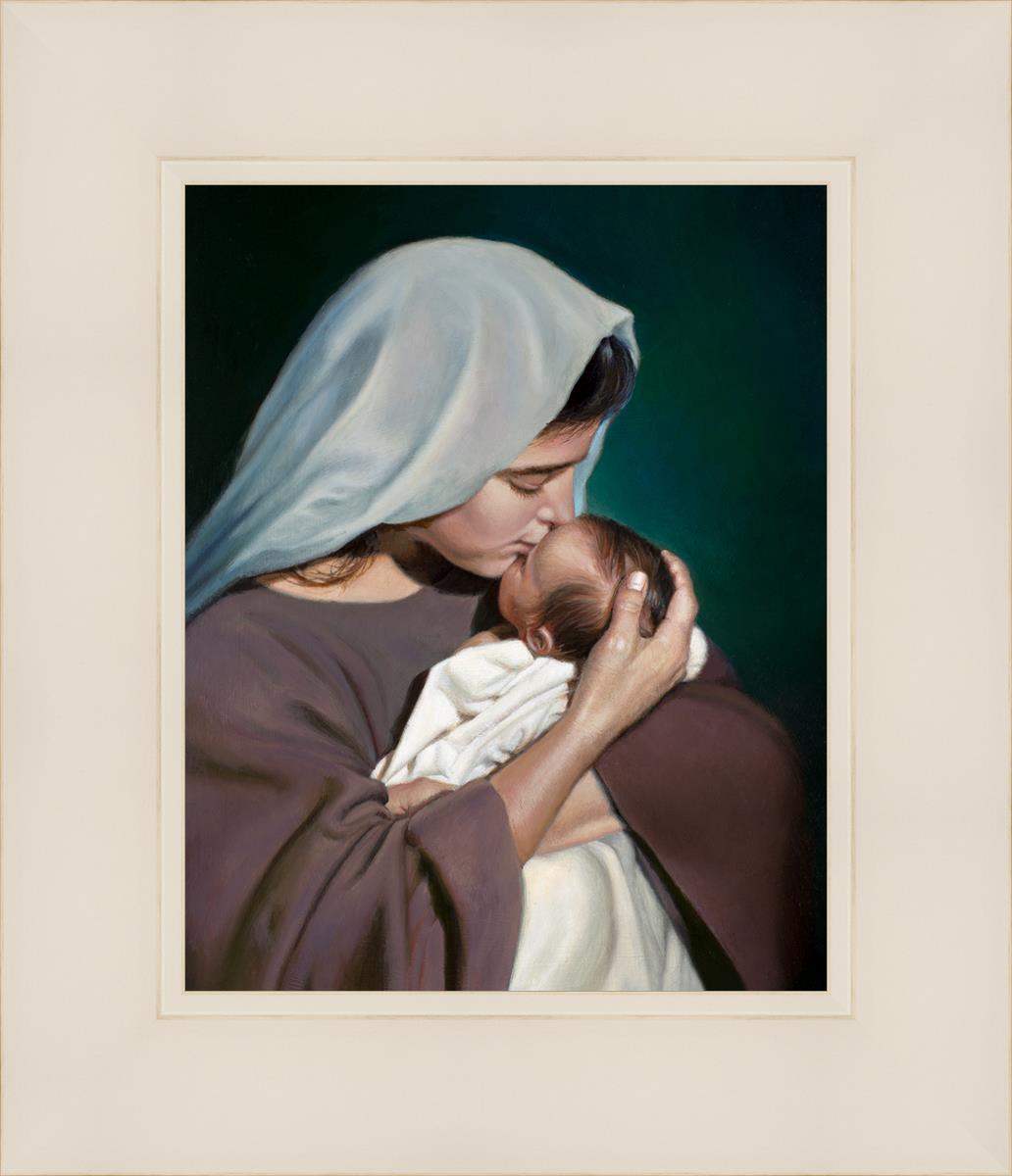 Mother's Love by Liz Lemon Swindle - Inspirational Christian Art Print for Home Decor, Gifts & Wall Art - Perfect for Living Room, Bedroom & Office