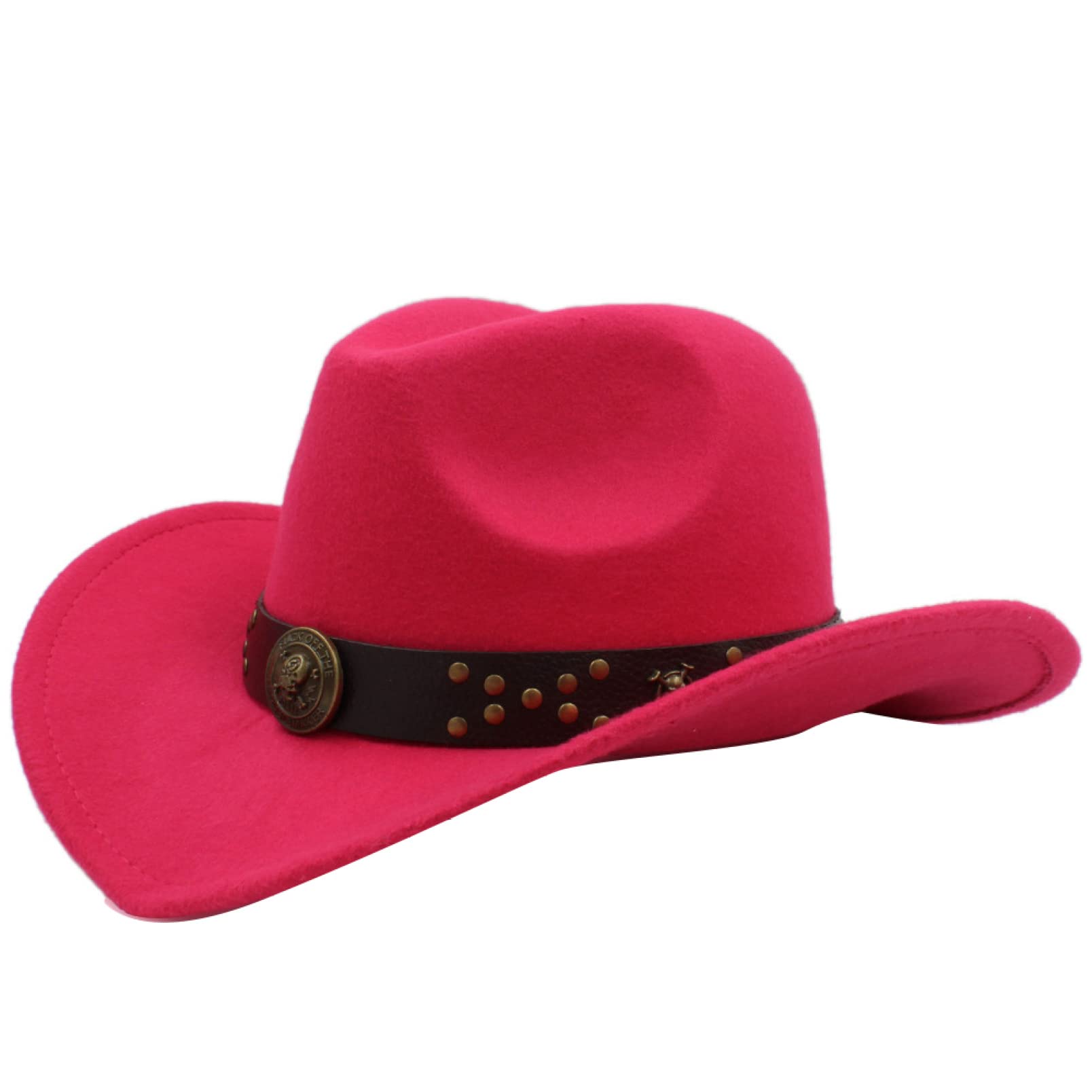 Men's & Women's Classic Wool Western Cowboy Hat - Winter & Autumn Fashion for Gentlemen & Ladies - Stylish Jazz Sombrero Cap in Black - Perfect for Country Music Festivals, Rodeo Events & Western-Themed Parties