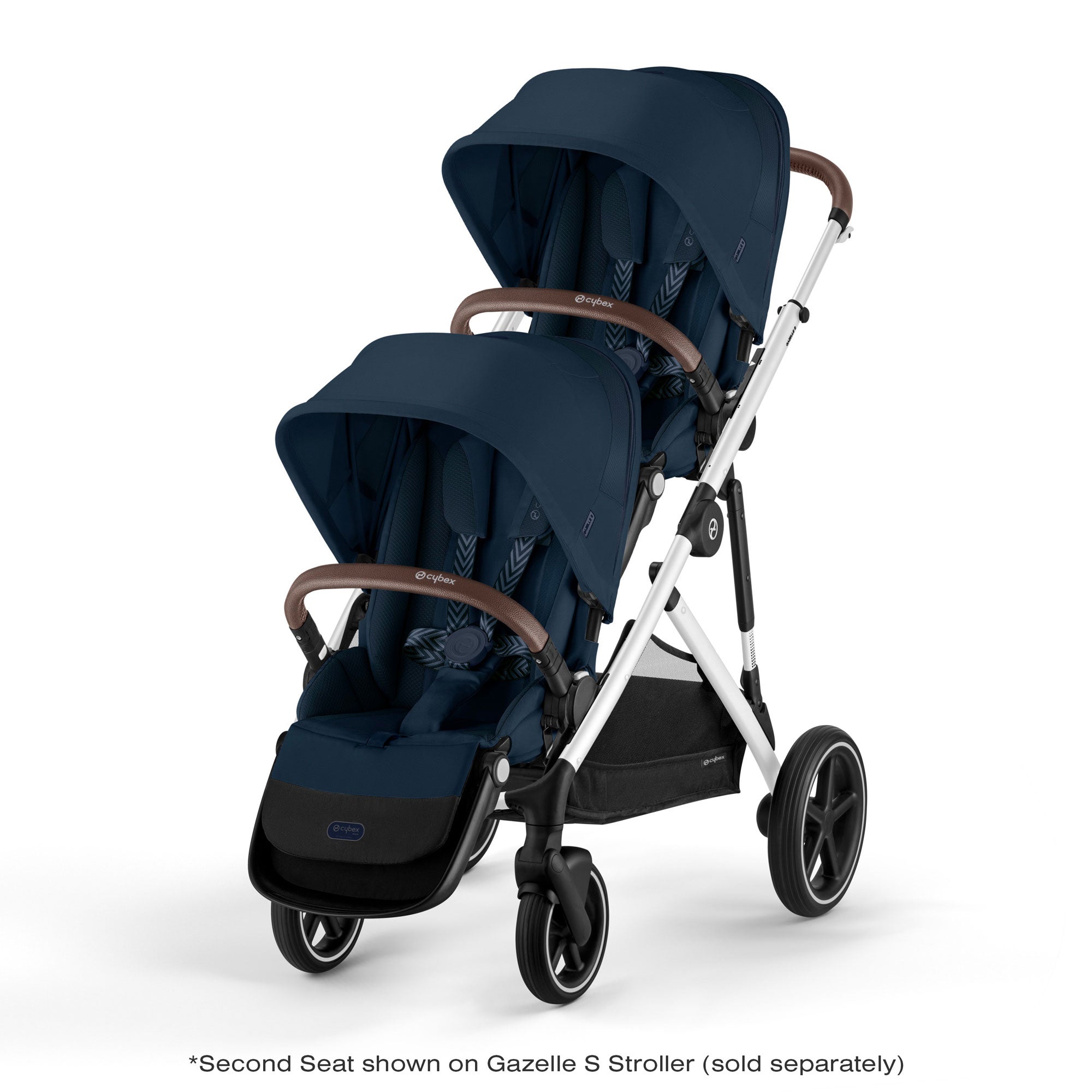 Cybex e Gazelle & Gazelle S Stroller Second Seat - Compatible with Cybex Strollers for Twins or Siblings - Perfect for Shopping, Travel & Outdoor Adventures