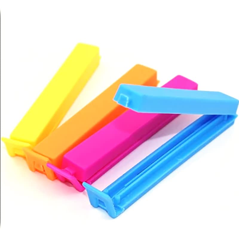 10PCS Multicolor Food Storage Bag Clips - Airtight Fridge Sealing Pegs for Fresh-Keeping | Perfect for Organizing Snacks, Chips, Bread & Freezer Bags in Kitchen & Pantry