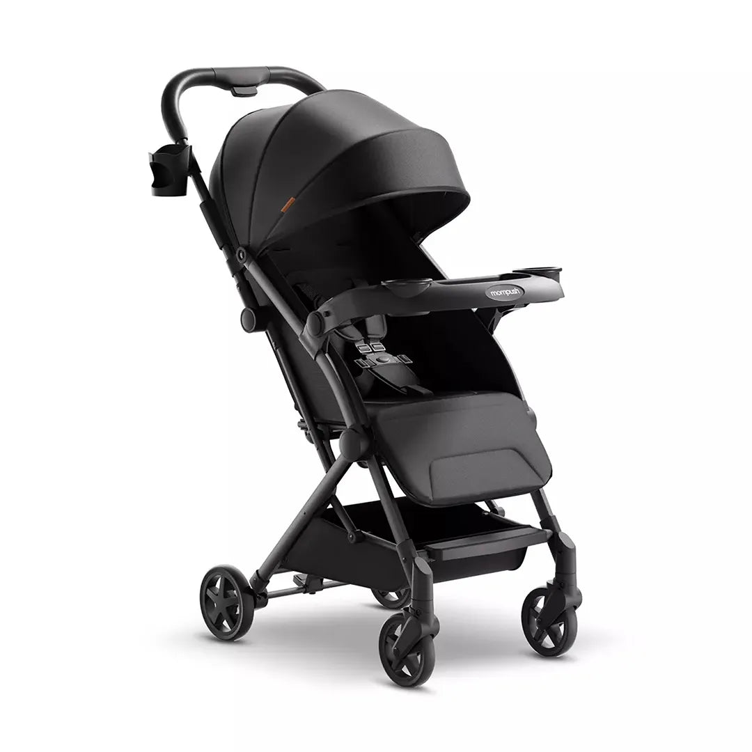 Lithe V2 Ultra Lightweight Compact Stroller for Travel - Black | Perfect for Airplanes, Shopping & City Walks