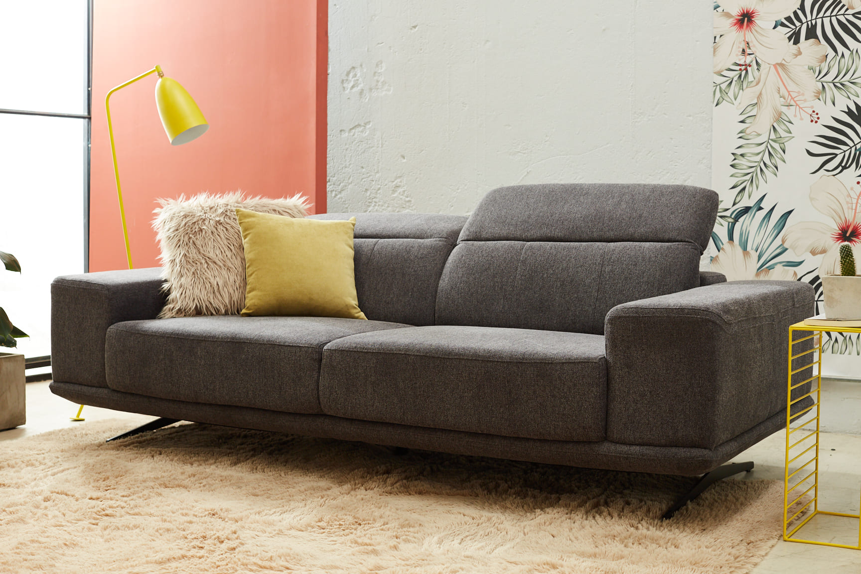 SOFA BOCK 2.2m (86.6in) Modern Sectional Sofa - Perfect for Living Room, Lounge & Family Room Comfort