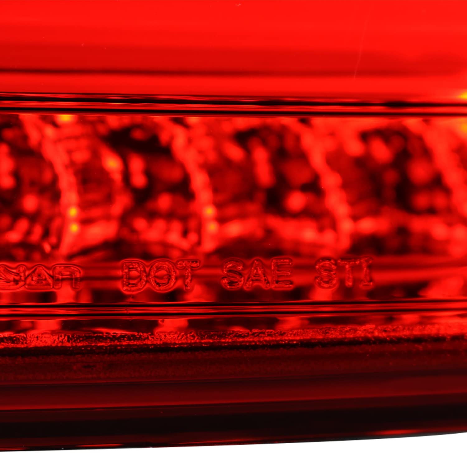 Spec-D Tuning Red LED Bar Tail Lights for 2015-2017 Volkswagen Golf GTI - Left & Right Pair Assembly - Enhanced Night Visibility & Style Upgrade for Your GTI