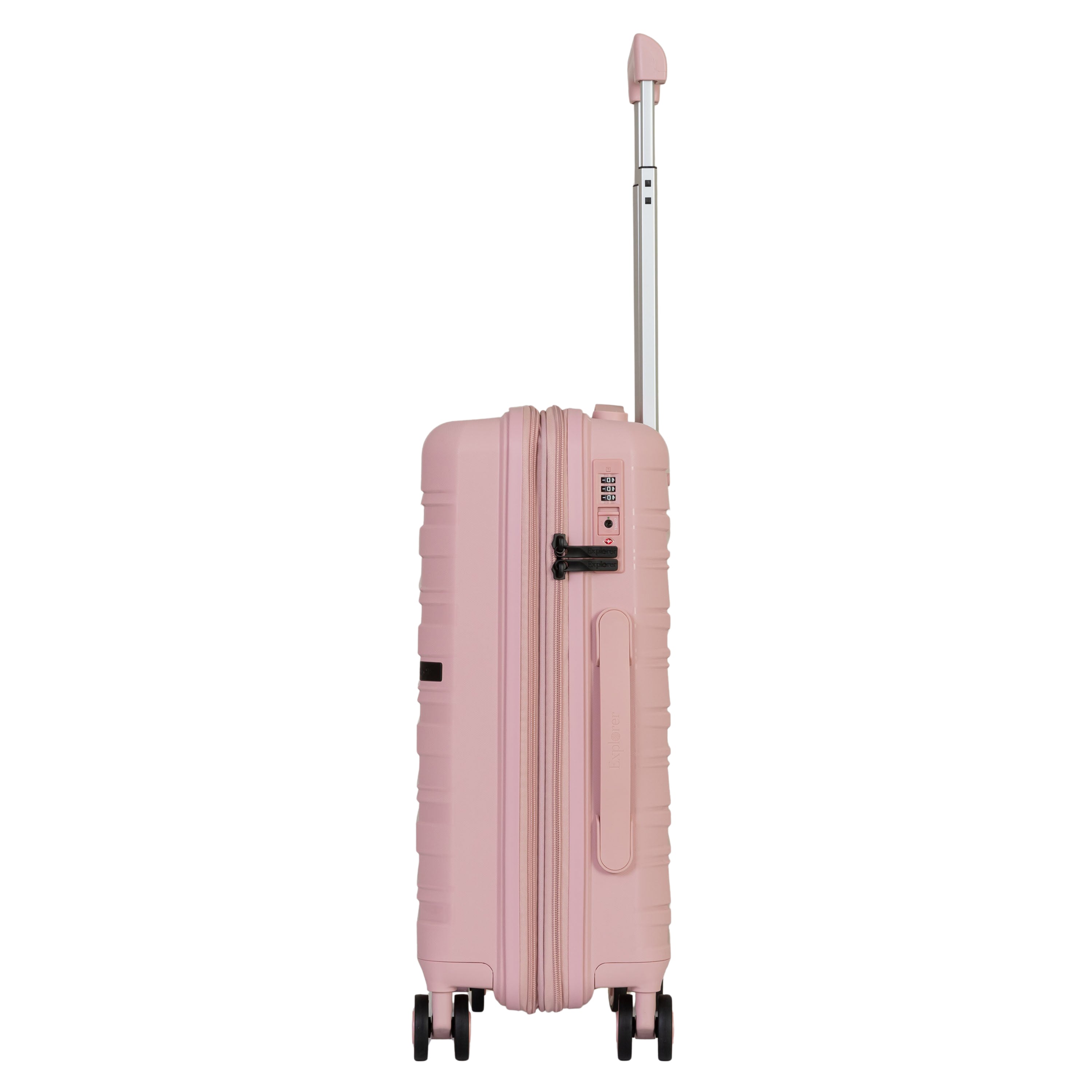 Explorer Breeze Anti-Theft Expandable Carry-On Luggage - Lightweight Travel Suitcase for Airplane, Business Trips & Weekend Getaways