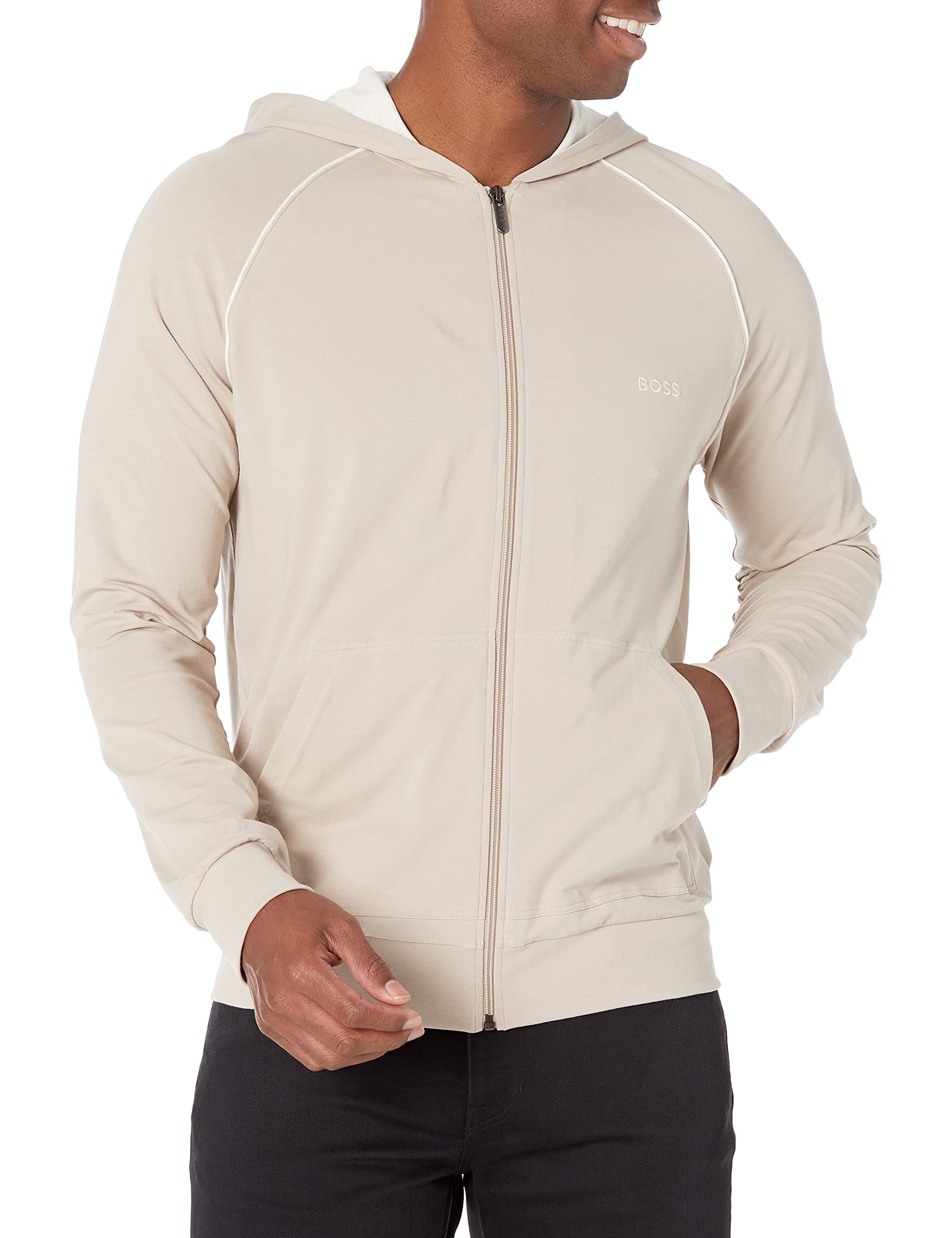 BOSS Men's Mix & Match Zip-Up Hoodie - Stylish & Comfortable Casual Wear for Everyday, Gym & Outdoor Activities