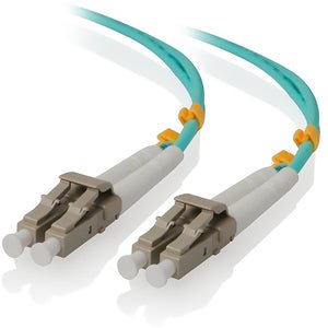 Alogic 1.5M LC-LC 40G/100G OM4 Duplex Multimode Fiber Optic Cable - 50/125μm LSZH for High-Speed Data Centers & Network Infrastructure