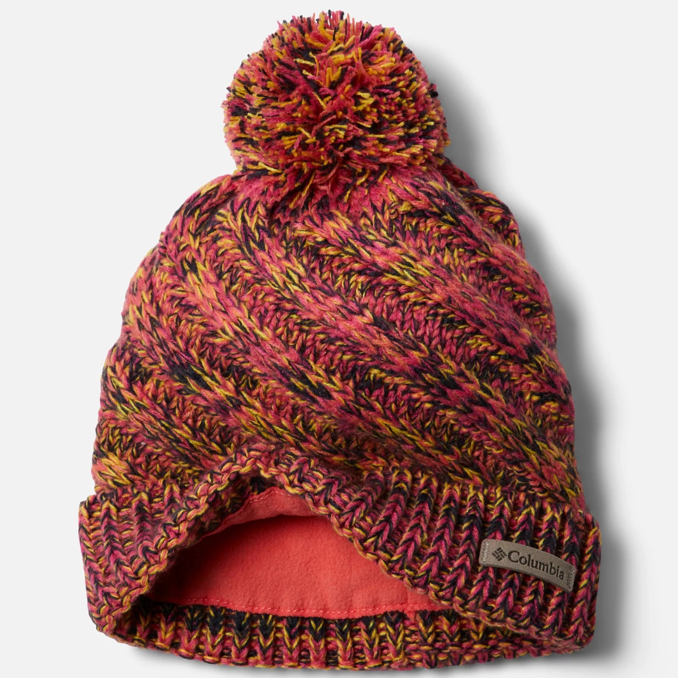 Columbia Blush Pink Youth Bundle Up™ Beanie - Warm Winter Hat for Kids - Perfect for Snow Play, Skiing & Outdoor Activities