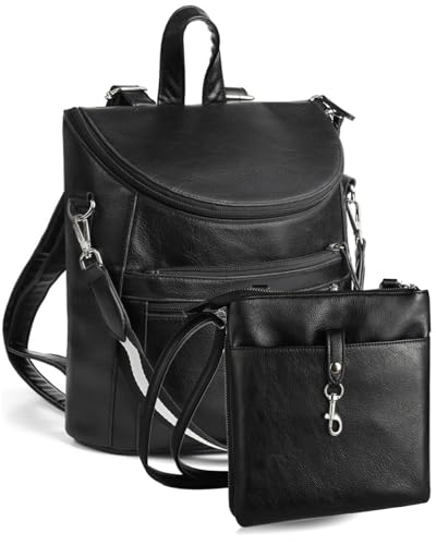 Black Mini Backpack & Crossbody Bag Gift Set