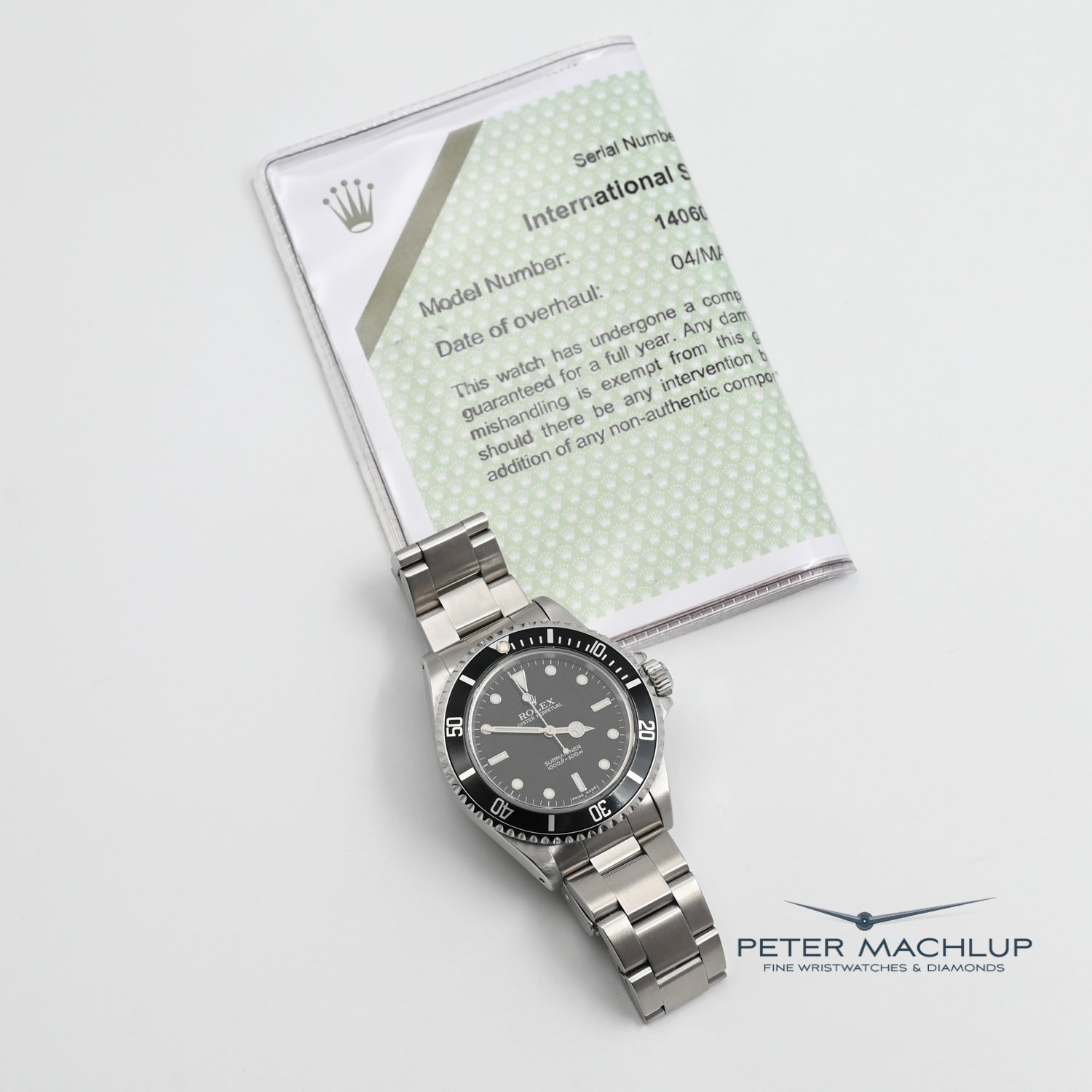 Authentic Rolex Submariner No Date 114060 Men's Luxury Dive Watch - 1997 Vintage Model - Perfect for Diving, Collecting & Special Occasions