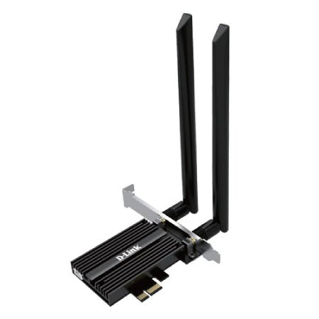 D-Link DWA-X562 AX1800 Wi-Fi 6 PCIe Adapter with Bluetooth 5.2 for Desktop PC | High-Speed Wireless Network Card | Low Latency Gaming & 4K Streaming | Windows 10/11 Compatible