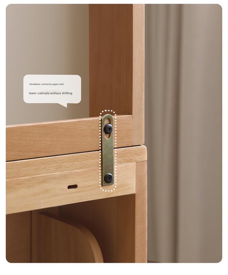 Beech Solid Wood Ultra Thin Flip Shoe Cabinet - Space Saving Shoe Storage for Entryway, Closet & Small Apartments