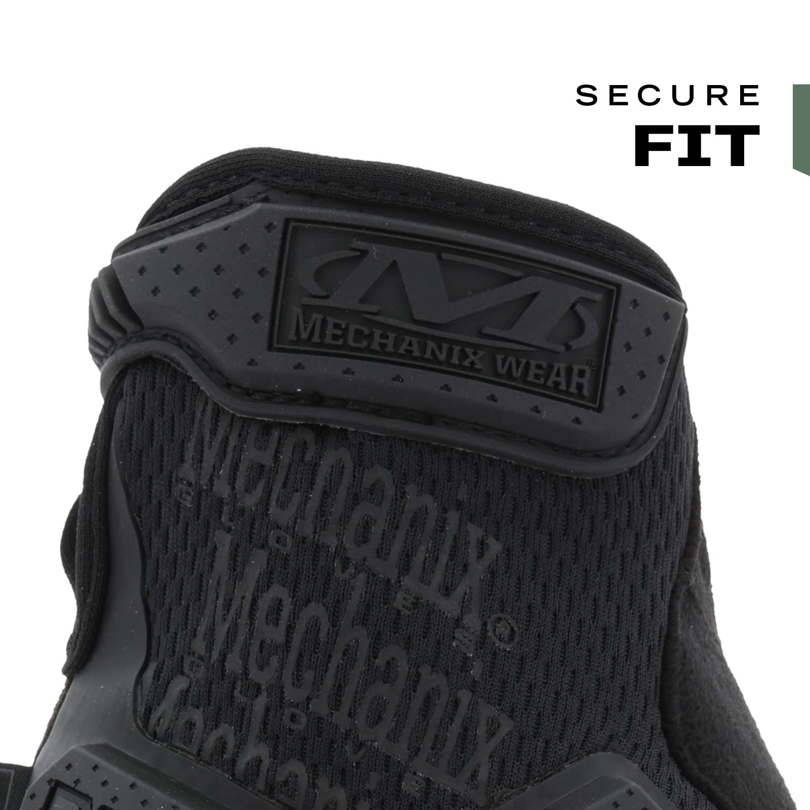 Mechanix Wear M-Pact Covert Tactical Gloves - Secure Fit Touchscreen Safety Gloves for Men with Impact Protection & Vibration Absorption - Ideal for Construction, Shooting, Motorcycling & Outdoor Work (Black, Small)