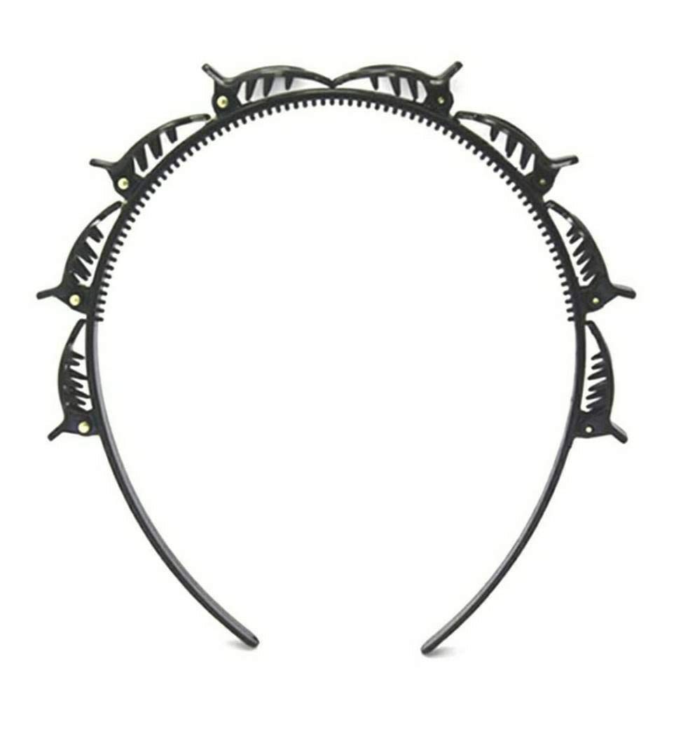 Hair Twister Tool for Girls - Easy Braid Styler for Quick Hairstyles (Black) | Perfect for School, Parties & Everyday Styling