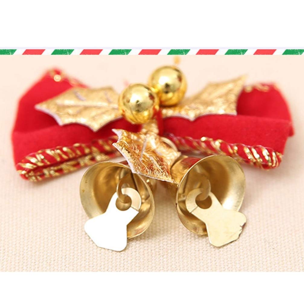 Rustic Craft Bows 24pcs - Tree Ornaments & Wedding Decor for Christmas Wreaths