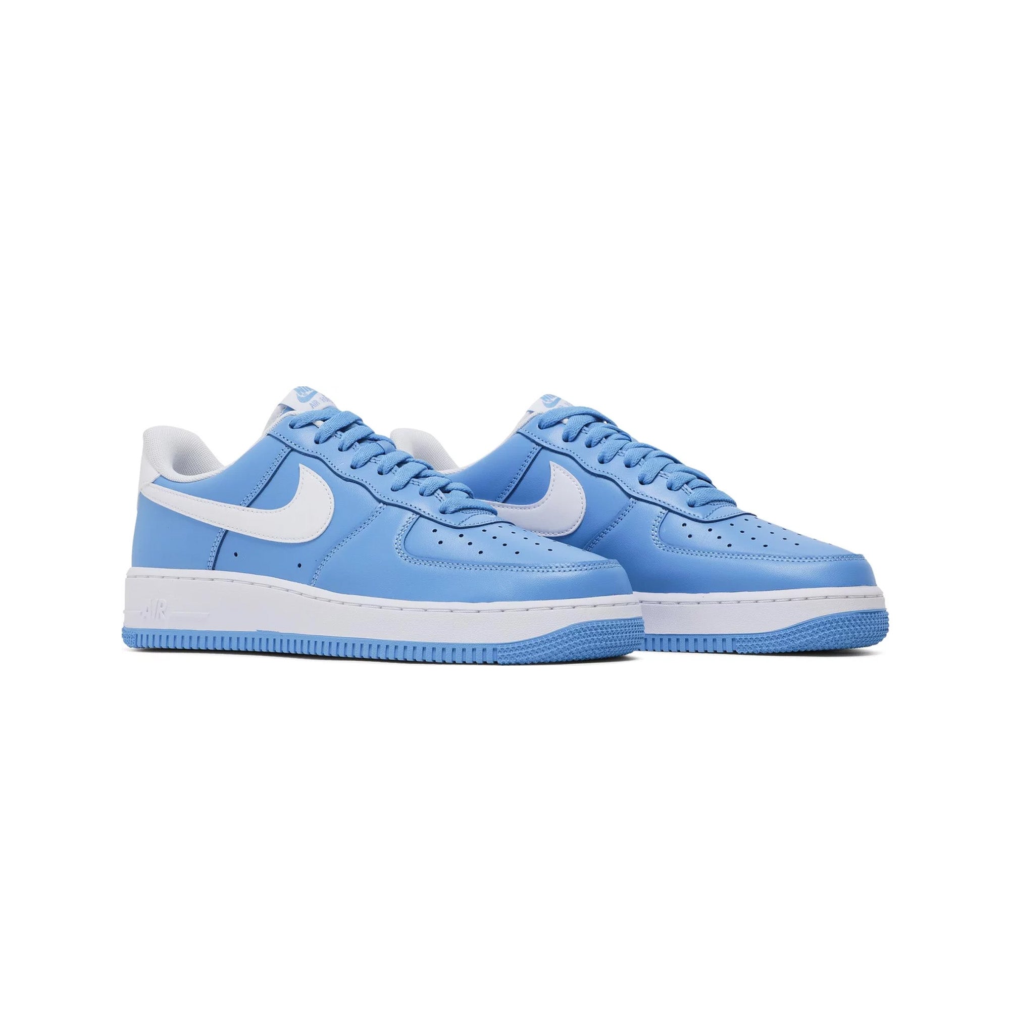 Nike Air Force 1 Low '07 'University Blue White' Sneakers (2021) - Men's Basketball Shoes for Casual Wear & Street Style Fashion