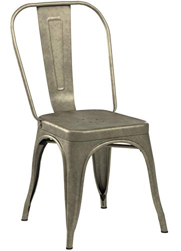FDW Metal Dining Chairs - Stackable Indoor/Outdoor Chairs for Patio, Restaurant & Kitchen - 18