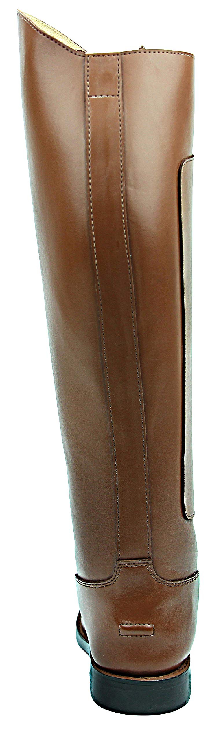 Women's Knee High Leather Equestrian Boots - Invader-1 Polo Riding Boots in Tan | Perfect for Horseback Riding, Outdoor Adventures & Fashion