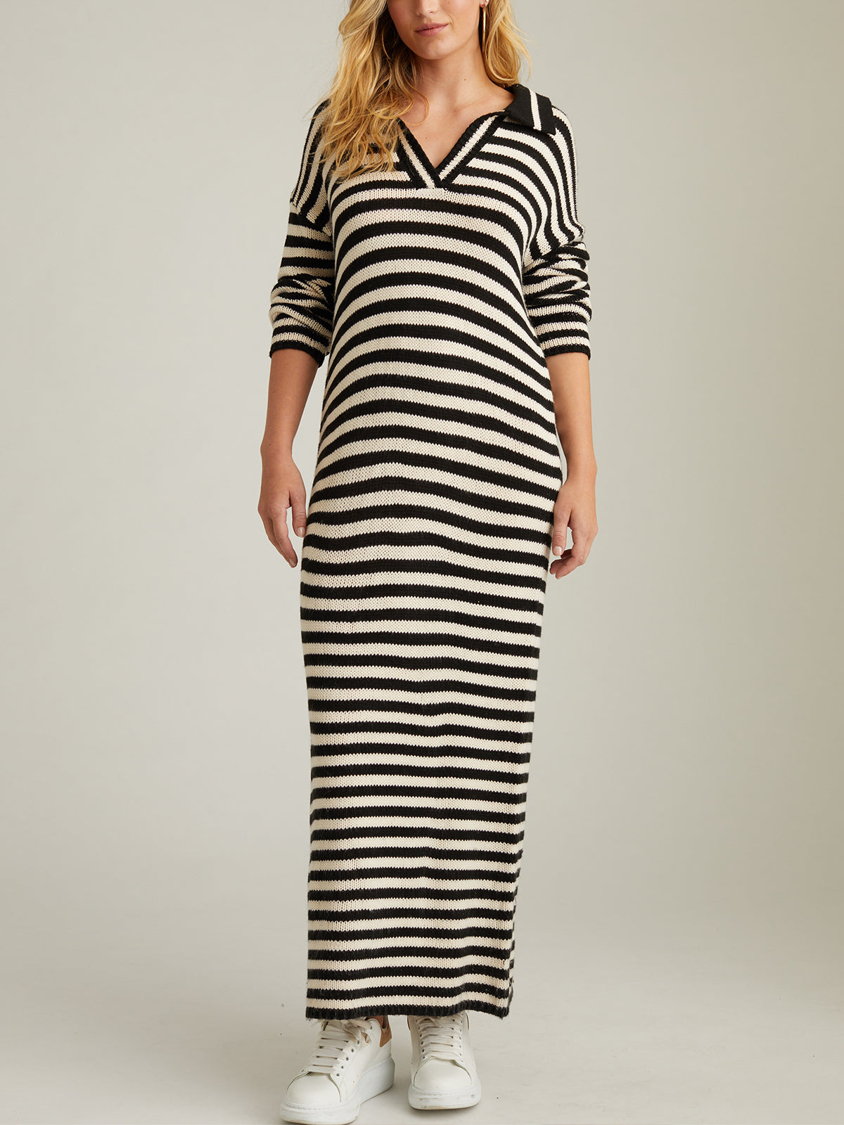 Raya: Women's Stripe Polo Dress - Casual Summer Outfit for Work, Beach & Outdoor Activities