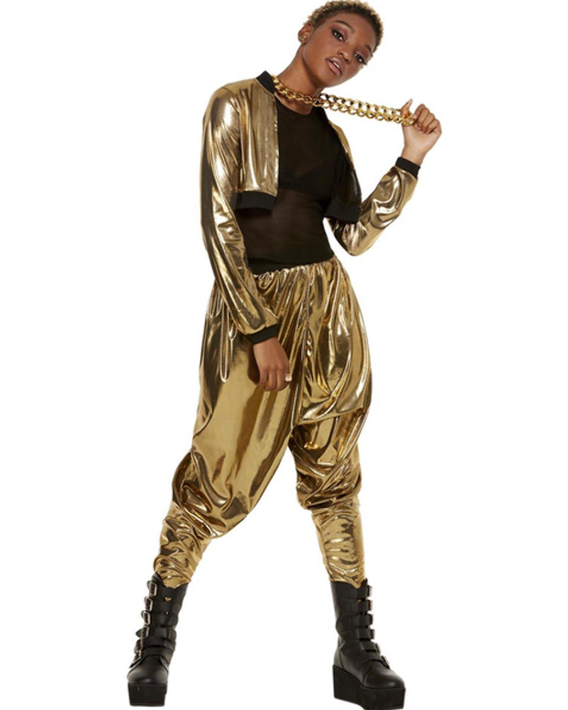 Vintage 1980s Hammer Time Women's Halloween Costume - 80s Party Outfit for Dance Performances & Theme Parties