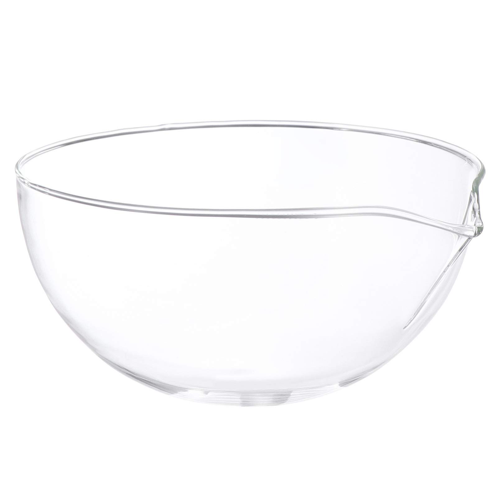 Baluue Lab Evaporating Dish - 1pc Clear Glass Basin for Mixing & Terrarium Use