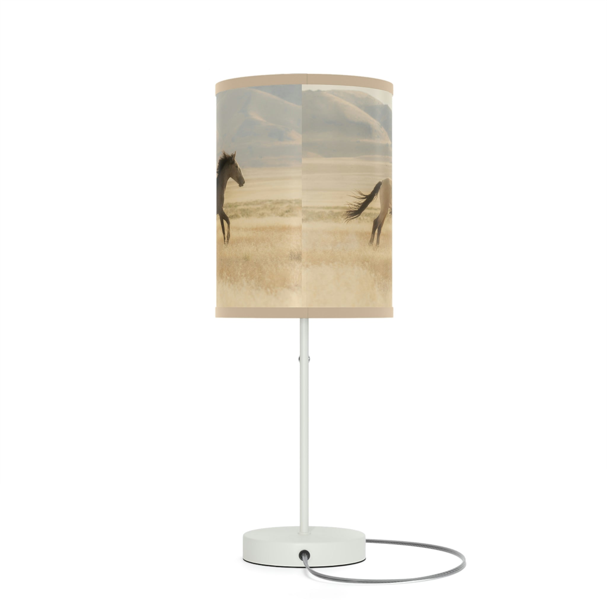 Galloping Horse Table Lamp - Western Style Bedroom & Office Lighting for Home Decor - Perfect for Western Themed Rooms, Cowboy Decor, and Ranch Style Interiors
