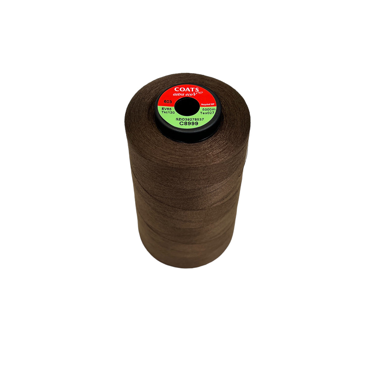 Eco-Friendly Astra EcoVerde 120 Recycled Polyester Thread - 5000m Cones for Sewing, Quilting & Crafting | Sustainable Sewing Supplies for Eco-Conscious Makers