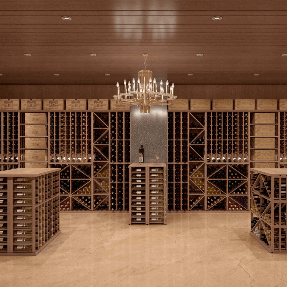 60 Bottle Half Height Elite Wine Rack 42
