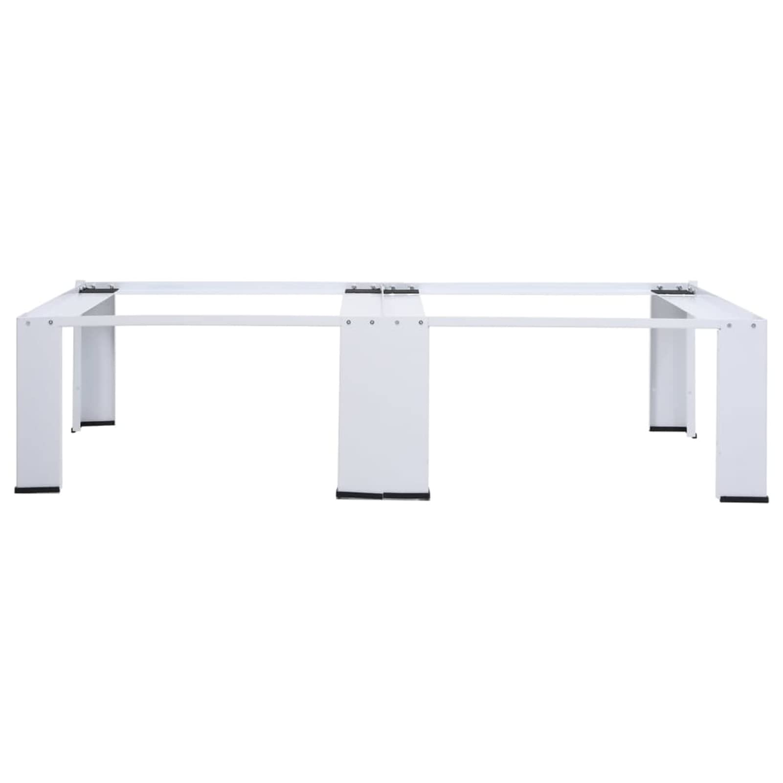 Bopdu 2-Pack Washing Machine Pedestal Stand with Storage Shelf - Stackable Base for Washer & Dryer, White - Perfect for Laundry Room Organization & Space Saving
