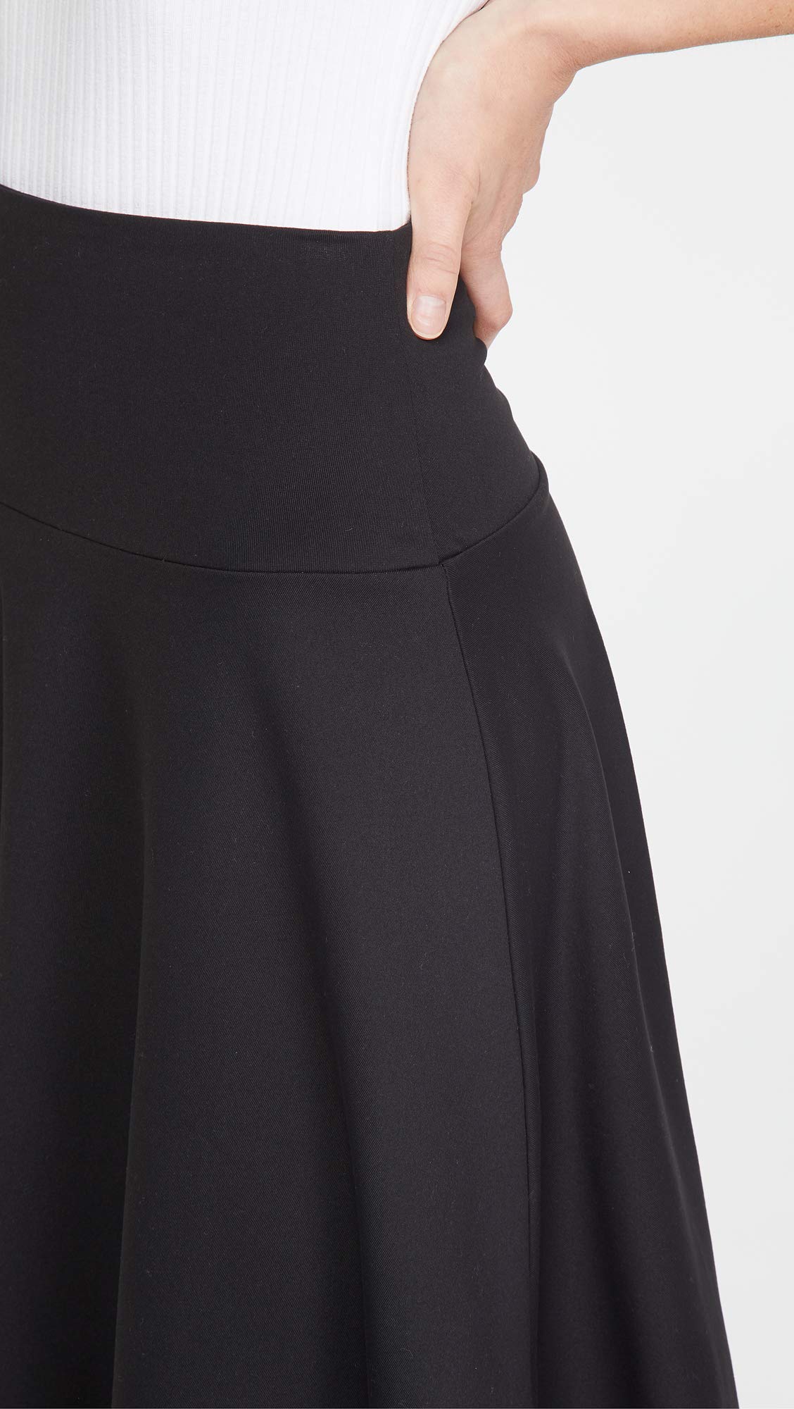 Susana Monaco Women's High Waisted Tea Length Skirt - Flowy A-Line Midi Skirt for Summer, Casual & Office Wear | Perfect for Brunch, Date Night & Work Outfits