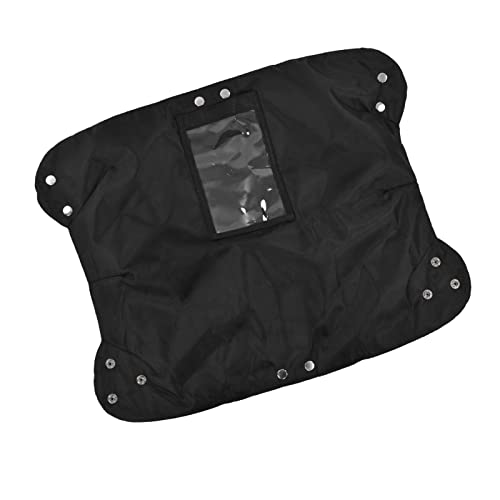 Windproof Stroller Hand Muff - Waterproof Pushchair Gloves for Caregivers & Shopping Carts - Winter Outdoor Use