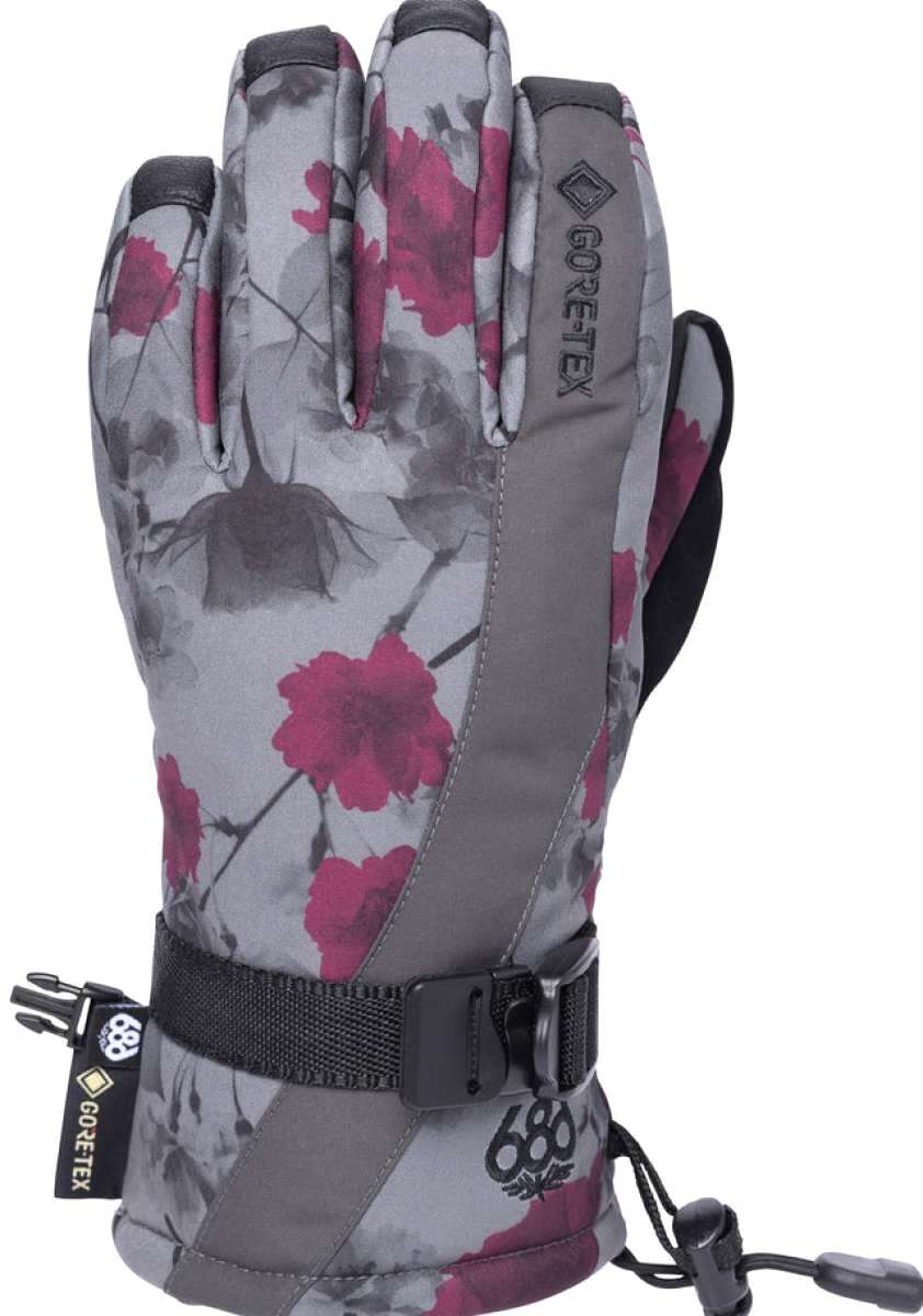 686 Women's Linear GORE-TEX Waterproof Gloves 2023 - Winter Sports, Skiing, Snowboarding & Cold Weather Protection