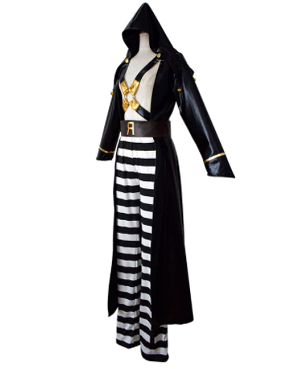 Men's Anime Cosplay Leather Uniform Costume - Halloween Party, Comic Con & Cosplay Events - High-Quality Faux Leather Suit for Role-Playing & Costume Parties