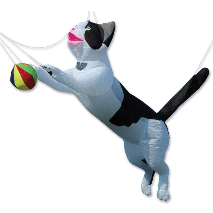 10.5 Foot Cat Kite with String - Colorful Flying Toy for Kids & Adults - Perfect for Beach, Park & Outdoor Play