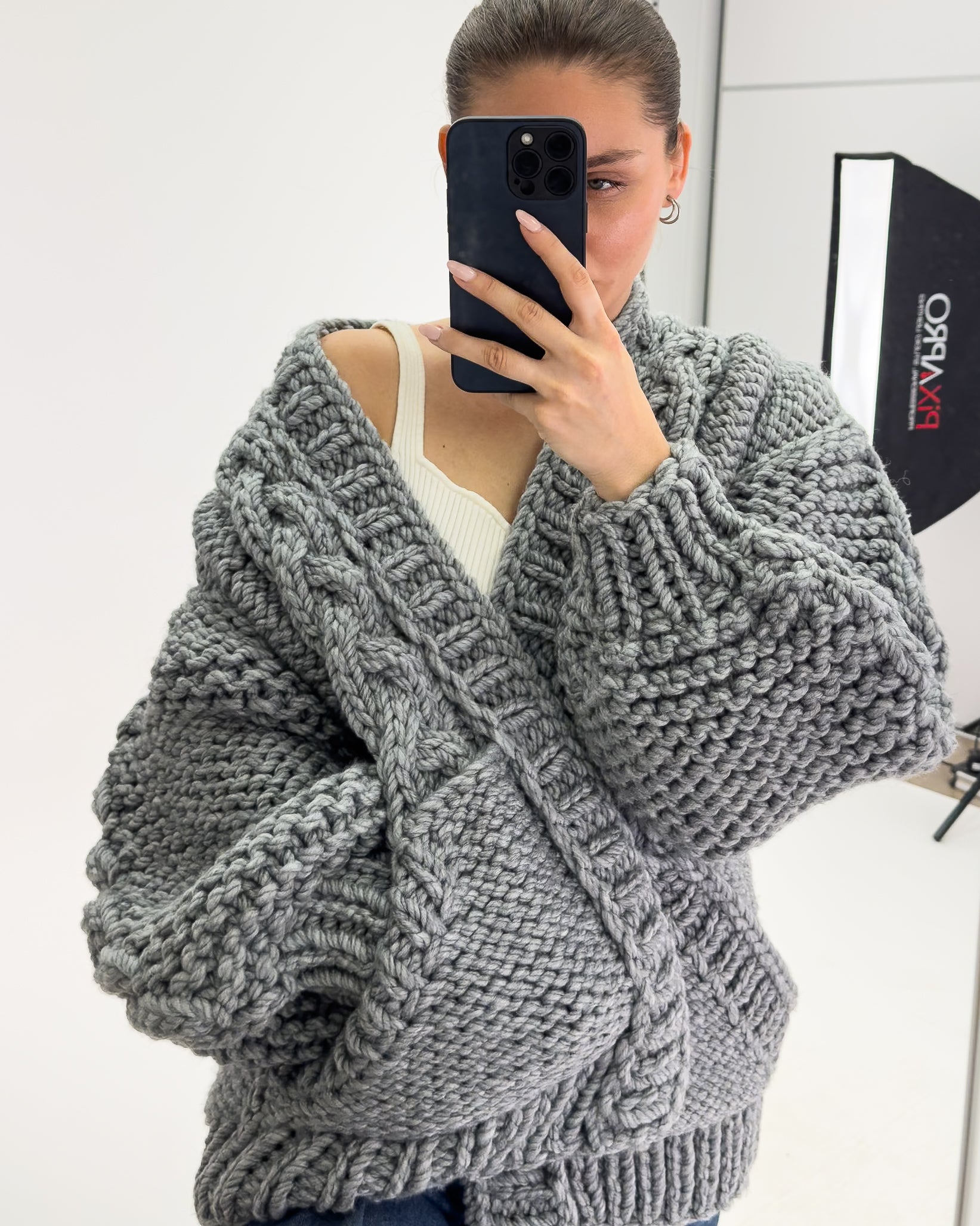 Stylish Braided Pocket Cardigan for Women - Soft Knit Open Front Sweater | Perfect for Fall, Winter & Layering Outfits