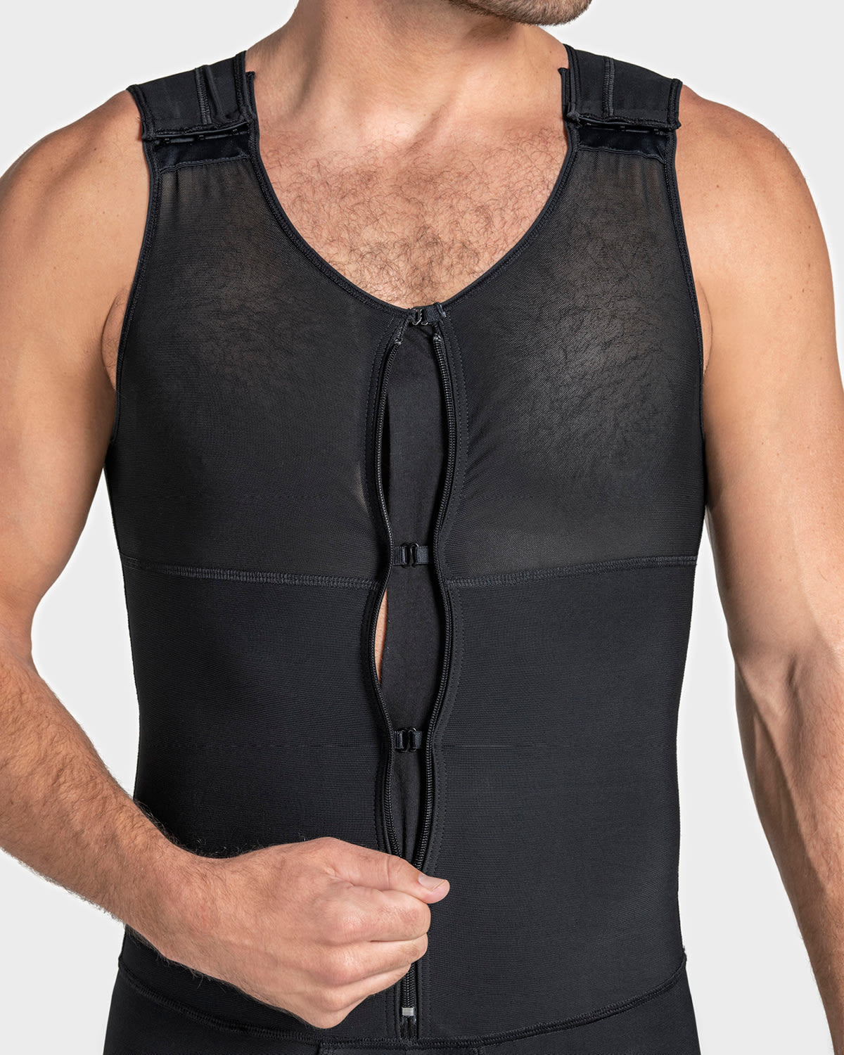 Men's Firm Compression Shaper Bodysuit - Slimming Shapewear for Tummy Control & Posture Support - Perfect for Workouts, Postpartum Recovery & Everyday Wear
