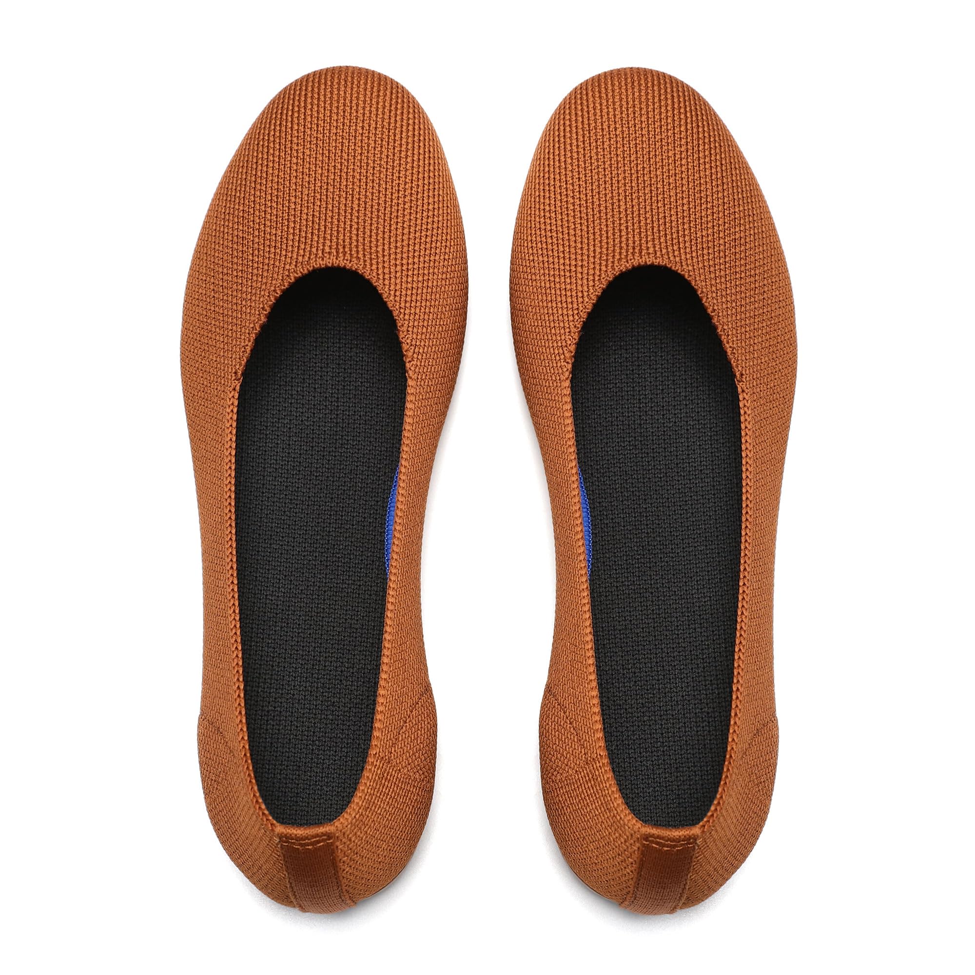 Women's Ballet Flats - Comfortable Knit Round Toe Mesh Shoes for Dressy & Casual Wear | Perfect for Office, Walking, Travel & Everyday Outfits