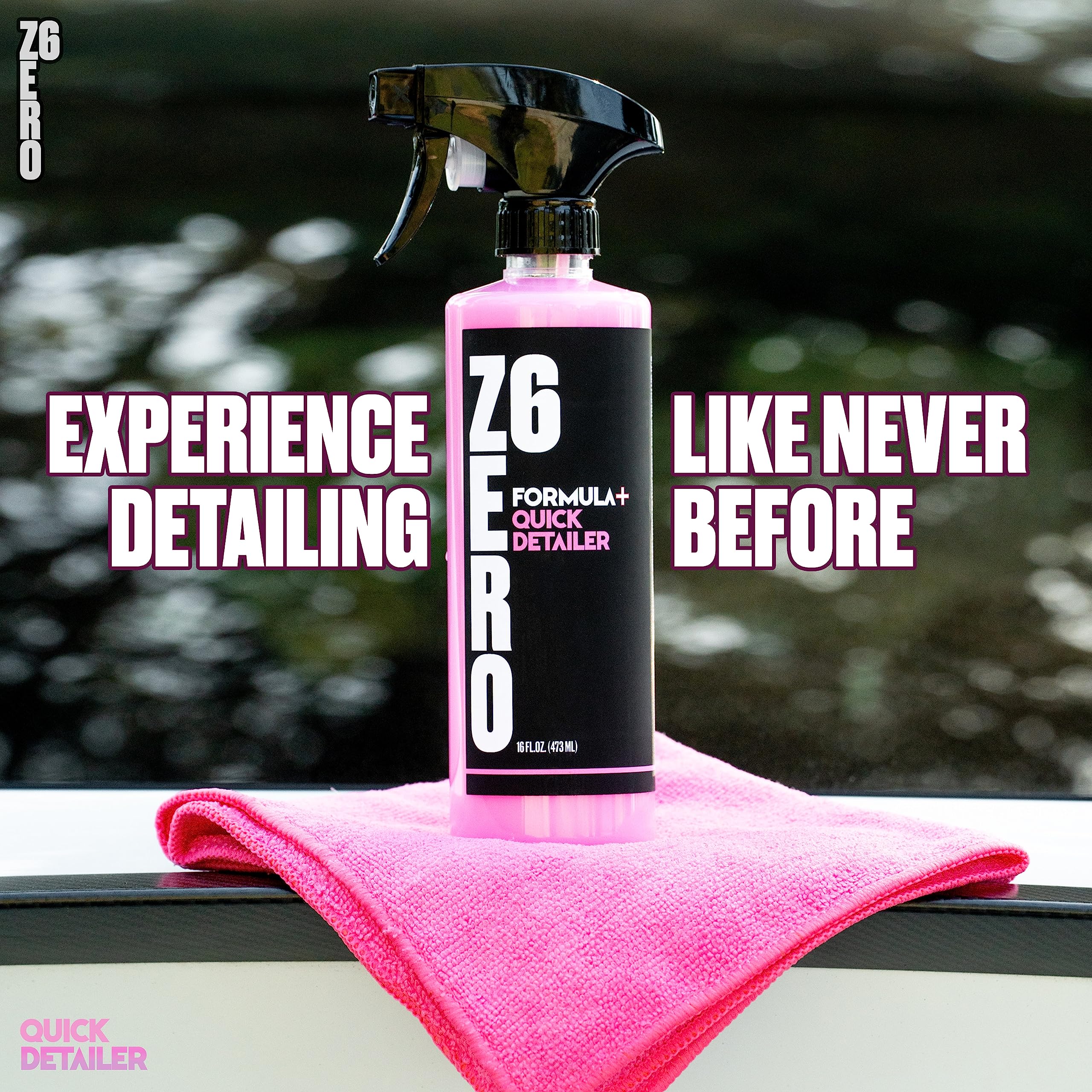 Zero Six Ceramic Quick Detailer Spray - Professional Car Shine with Advanced Ceramic Coating | Superior Gloss, Paint Protection & Easy Application | Perfect for Car Detailing, Showroom Shine & Daily Maintenance