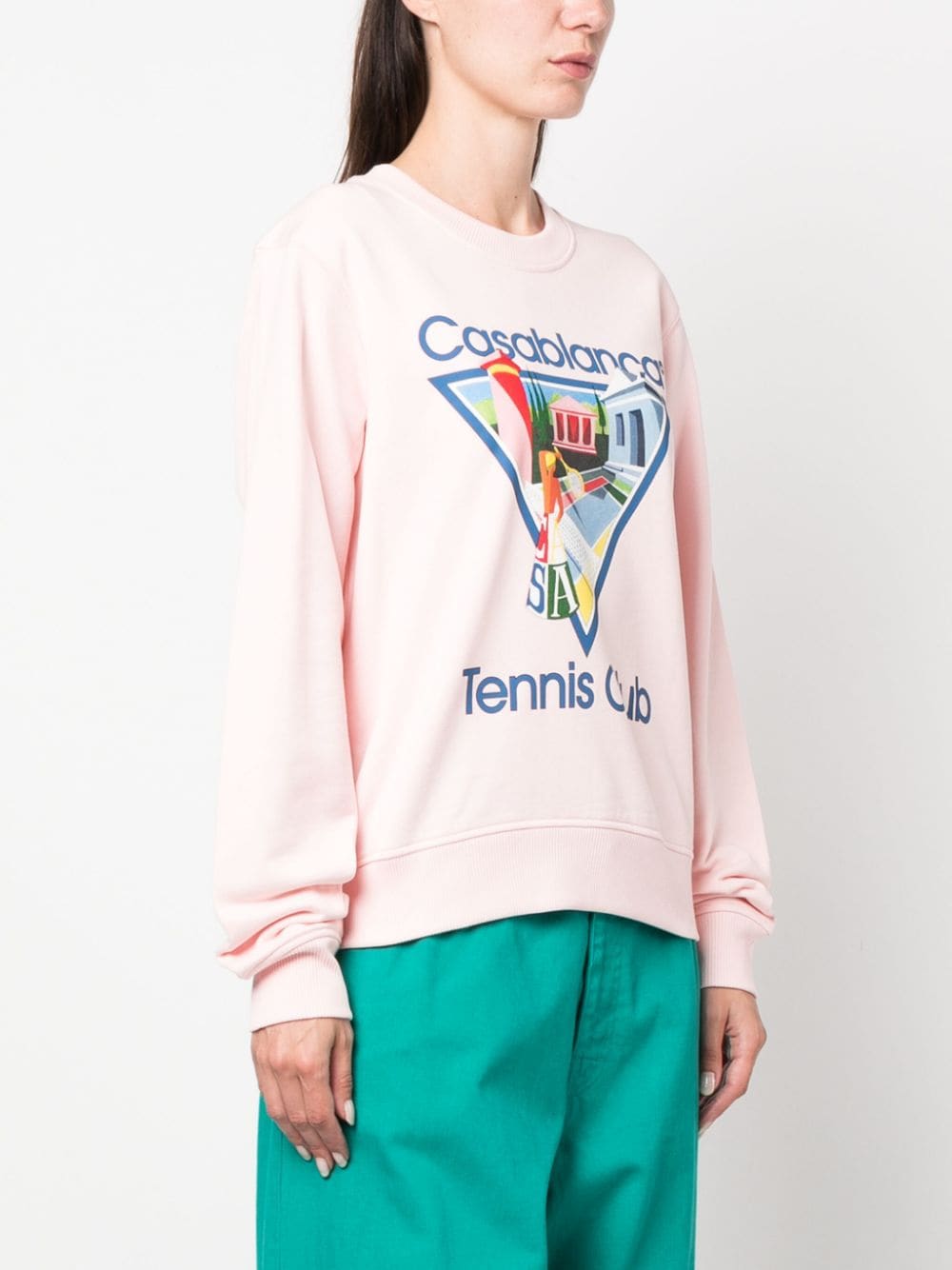 Casablanca Women's Pink Sweaters - Soft & Cozy Knit Pullover for Fall & Winter Fashion | Perfect for Office, Casual Outfits & Holiday Gifts