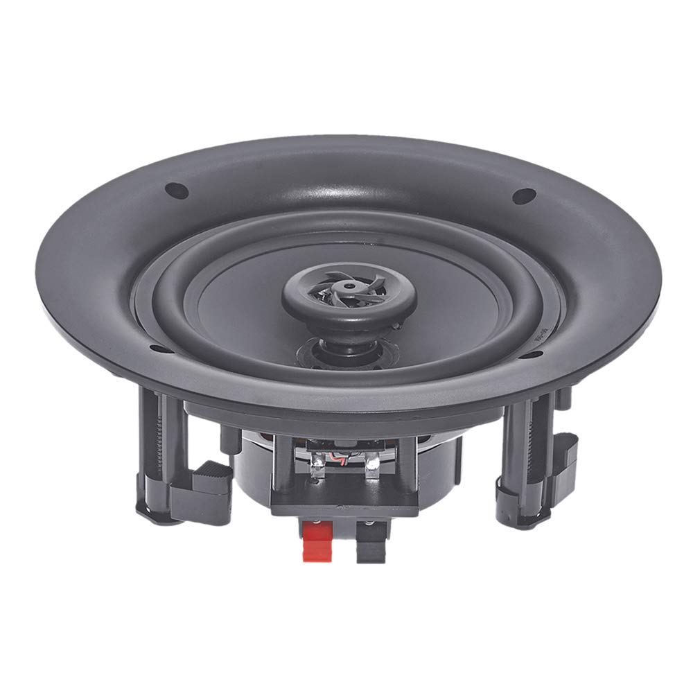 E-Audio B402C 8 Inch 180W Waterproof Ceiling Speakers with 2-Way Polymer Tweeter - Set of 4 for Home Theater, Office, Restaurant & Outdoor Use