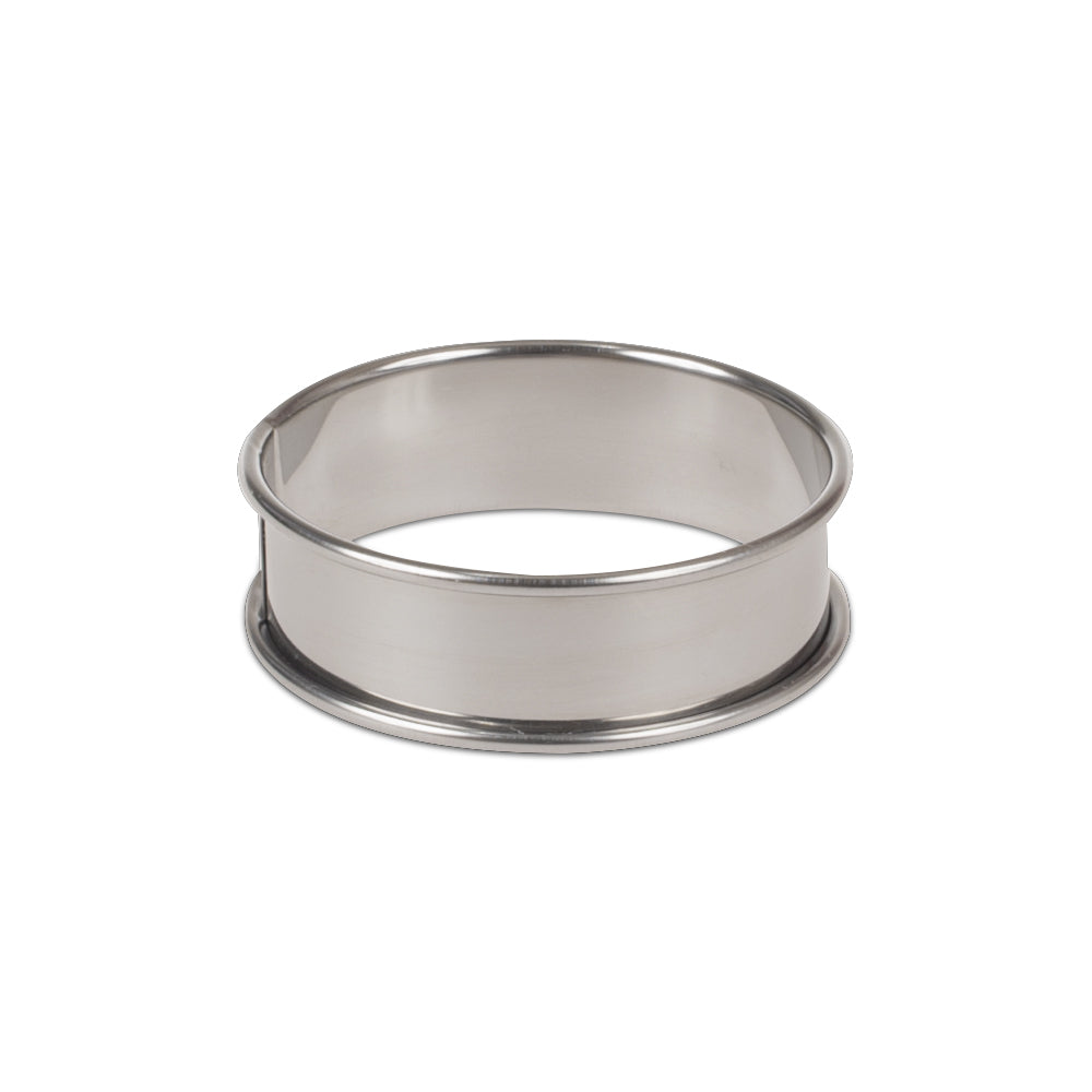 Deep Tart Ring - 1 Inch Height Adjustable Stainless Steel Ring for Women, Stackable Minimalist Jewelry, Perfect for Everyday Wear, Gifts & Occasions