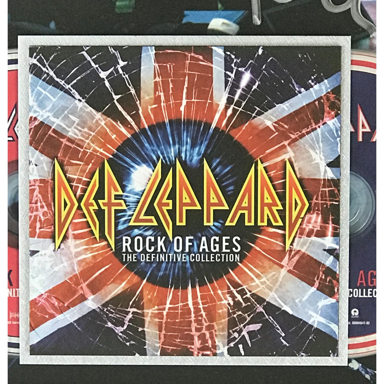 Def Leppard Rock Of Ages Collection RIAA Platinum Award - Signed by Joe Elliot, Phil Collen & Vivian Campbell - Rare Autographed Music Memorabilia - Perfect for Rock Fans & Collectors Display