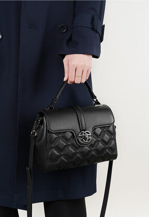 Stylish Quilted Work Tote Bag for Women - Professional Office Laptop Bag with Multiple Pockets - Perfect for Business, Commuting & Travel