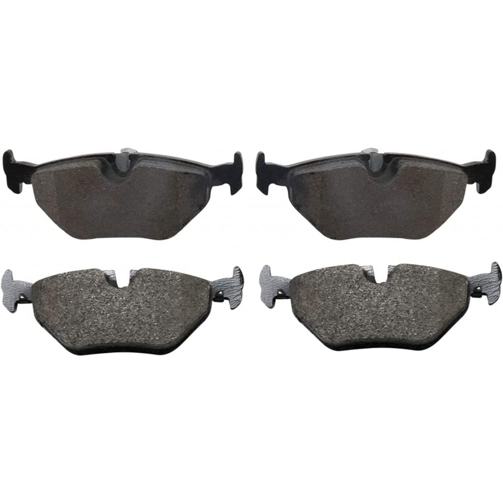 BMW 528i Brake Pad Set 1997-2000 | Semi-Metallic Disc Brake Pads | Front & Rear Replacement for Smooth Stopping | Perfect for City Driving & Highway Commutes